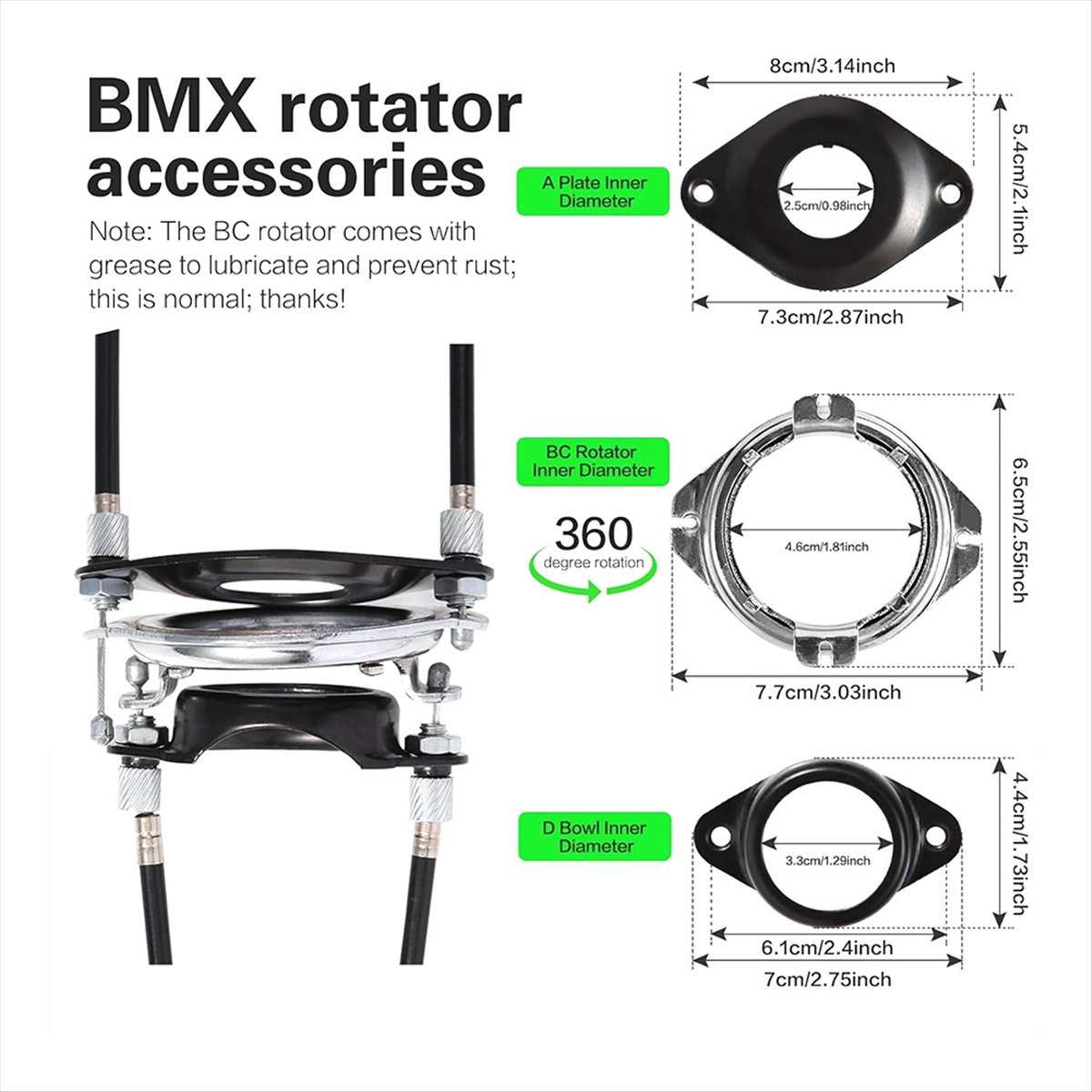 A61P Bike Gyro Brake Cables Fr - đánh giá và giá Brake Rotor