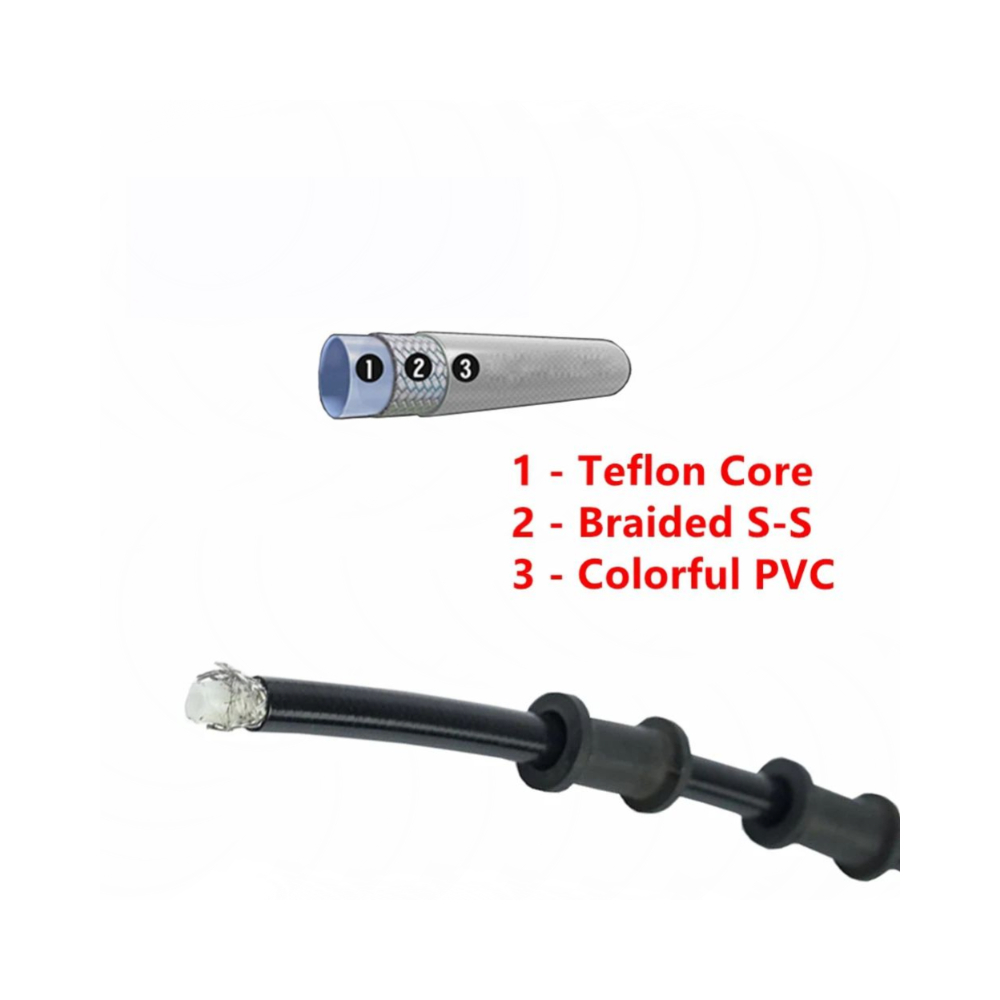 28°-28° Black Braided Hydrauli - đánh giá và giá Motorcycle Brake Cable